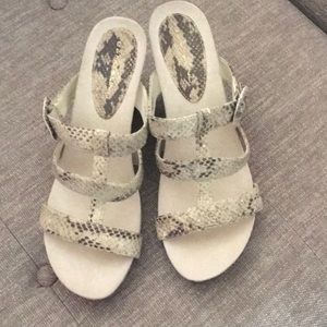 Bandolino Faux Snake Sandals